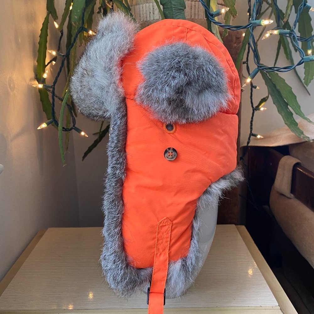 Mad Little Bomber Rabbit Fur Hunting Hat